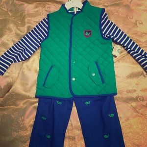 3 piece Little Me outfit